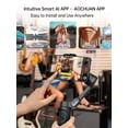 thumbnail image 4 of AOCHUAN Phone Gimbal Stabilizer 3-Axis Smartphone Foldable Gimbal for iPhone Gimble with Focus Wheel TikTok YouTube Vlog Stabilizer for iPhone 15 14 13 12 Pro Max&Android-Smart XE, 4 of 5