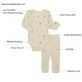 thumbnail image 3 of Bliss by Garanimals Baby Boys or Girls Ribbed Cotton Bodysuit and Leggings Set, 2-Piece, Sizes 0-12 Months, 3 of 4
