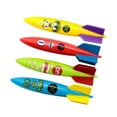 thumbnail image 1 of 4x juguete de buceo Bandits juguetes acuáticos fáciles de llevar juguetes de piscina resistentes juegos subacuáticos para fiesta actividad al, 1 of 9