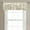 Ivory, variant on Lush Decor Gigi 14" x 70" Textured White 1.5" Rod Pocket Single Valance