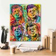 thumbnail image 5 of Epic Graffiti 'JFk 4 up' by Dean Russo, Canvas Wall Art, 20"x24", 5 of 8