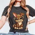 thumbnail image 3 of Easter Leopard Bunny Shirt, Cute Spring Graphic Tee, Short Sleeve, 3 of 5