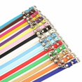 thumbnail image 3 of Delivery on time!!PU Leather Small Dog Cat Collar with Bell Safety Adjustable Kitten Straps Puppy Kitty Necklaces Chihuahua Collars Pet Supplies, 3 of 6