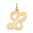 thumbnail image 1 of Diamond2Deal 14K Pendentif Initiale Lettre L en Or Jaune pour Femmes, 1 of 6