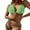 Green, variant on Women's 2 Piece Bathing Suit Tie Fuzzy Triangle Thong Bikini Swimsuit Pool Party Swimwear