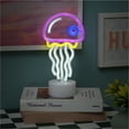 thumbnail image 3 of Urban Shop 9.8" Jellyfish LED Neon Light, 3 of 8