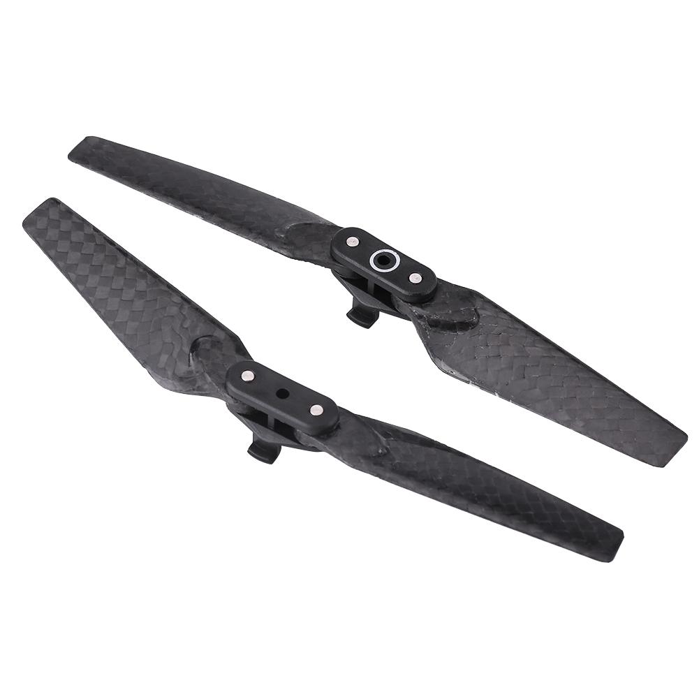 Ccdes 2 pairs Foldable Carbon Fiber Propellers Blades Drone Quadcopter