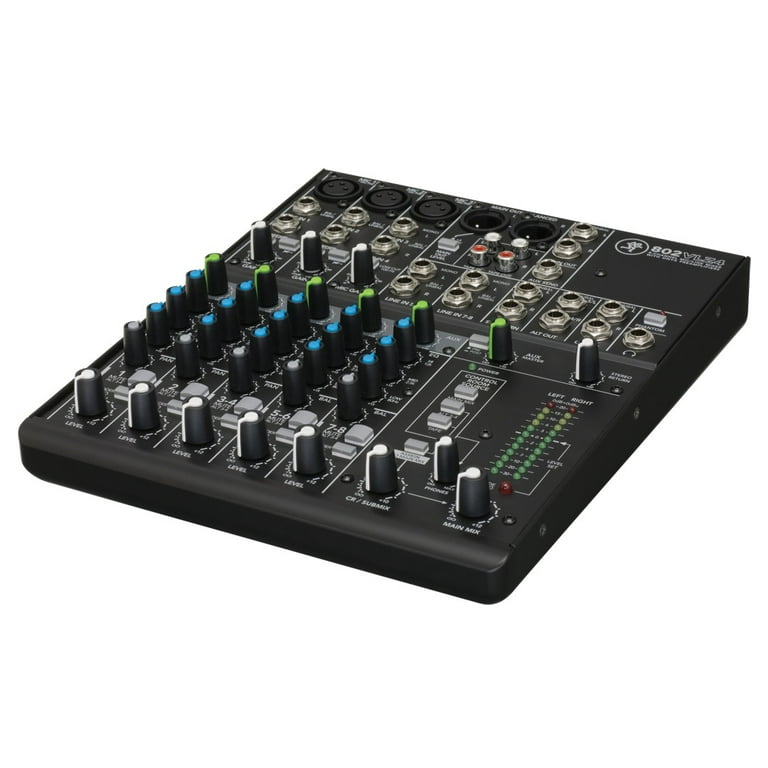 Mackie 802VLZ4 8-channel Compact Analog Low-Noise Mixer w/ 3 Mackie 802VLZ4 8-channel Compact Analog Low-Noise Mixer w/ 3