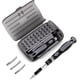 thumbnail image 1 of Juego de destornilladores de precisión 32 en 1: mini juego de destornilladores magnéticos, kit de reparación de dispositivos electrónicos de bricolaje, herramienta de computadora para PC, Macbook, iPh, 1 of 5