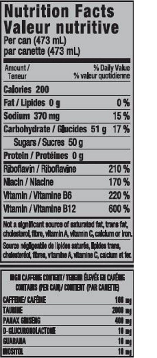 MONSTER ENERGY Assault, 473mL, Can