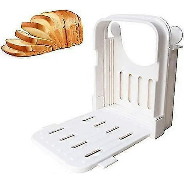 Bread Slicing Rack, Multifunctional Sandwich/toast Driver, Folding And Adjustable Manual Handheld Homemade Slicer For Cutting 4 Thicknesses Of Bread Q