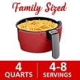 thumbnail image 5 of Brentwood Large Electric Digital Air Fryer, Timer & Temp. Control (4-Quart, Red), 5 of 5