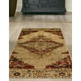 thumbnail image 4 of Unique Loom Saturn Collection Area Rug - Evo (2' x 7' 1" Runner Burgundy Beige/Cream), 4 of 11
