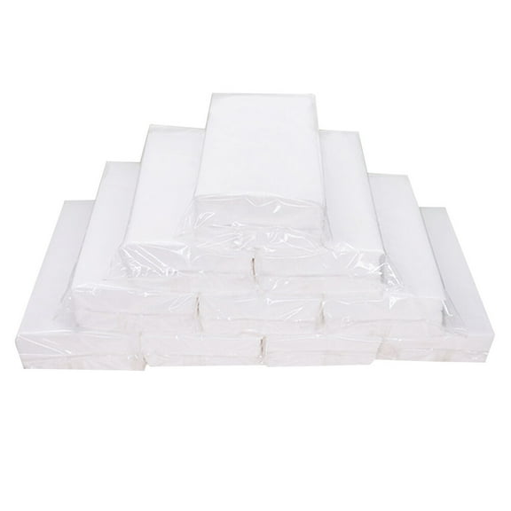 MRLESS Bulk White Disposable Napkins for Parties, KTV, and Travel (10 Packs)