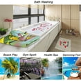 thumbnail image 4 of Spring Two Little Birds Hummingbirds Hibiscus Lilies Flowers Soft Set of 3 Towels, 1 Bath Towel+1 Hand Towel+1 Washcloth, Multipurpose for Bathroom, Hotel, Gym, Spa and Beach, 4 of 5