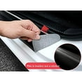 thumbnail image 4 of GHSDFBB es 4 Pcs pour Z71 Colorado Protecteur de Rebord de Porte Réfléchissant Autocollant en Cuir Fibre de Carbone 4D Protection d'Entrée Autocollants Plaque Anti-Poussière pour Chevy Colorado Z71, 4 of 6