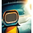thumbnail image 3 of Vintage Duvet Cover Set, Retro Wave Inspirations American Muscle Car Hood Photo Artwork Print, Decorative 3 Piece Bedding Set with 2 Pillow Shams, Calking Size, Turquoise and Orange, by Ambesonne, 3 of 3