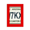 thumbnail image 1 of American Car Licence Number Pattern Picture Display Art Red Photo Frame, 1 of 4