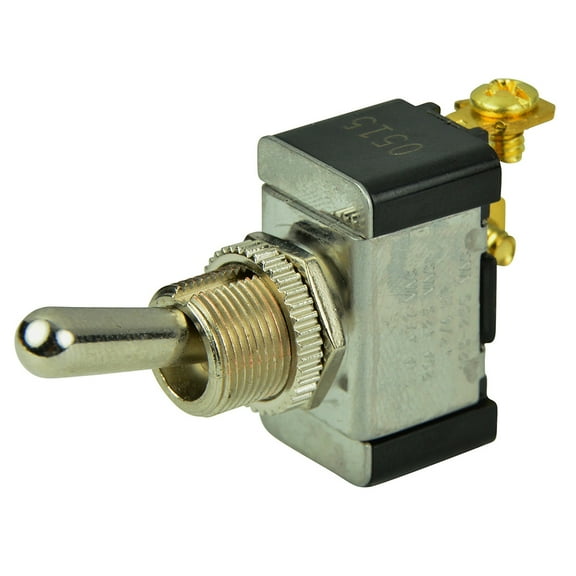 Bep Spst Chrome Plated Toggle Switch -off/(on)