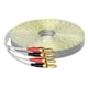 thumbnail image 1 of Cable de altavoz Mygatti 16 AWG, 35 pies con conectores tipo banana, clasificación CL3, 1 of 7