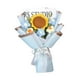 thumbnail image 4 of Ramo de flores de ganchillo, adorno decorativo, arreglo floral, flores artificiales Girasol azul, 4 of 9