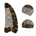 thumbnail image 2 of Unique Bargains 1 Pc Portable Anti-Static Hair Comb Brown Acetate Sheet, 2 of 5