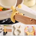 thumbnail image 3 of Multifunction Silicone Pot Handle Spatula Rack, Pot Handle Spatula Holder Kitchen Rest, Silicone Non-Slip Spoon Holder Stove Organizer, Kitchen Gadgets and Acces sories (White), 3 of 8