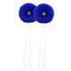 thumbnail image 5 of 2 cordones para patines con cascabeles, 25 cm, ligeros, para patinar. azul, 5 of 9