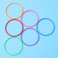 thumbnail image 2 of MasteelfCA 12pcs Plastic Toss Rings Kids Ring Toss Game for Carnival Garden Backyard Outdoor Games (Random Color), 2 of 8