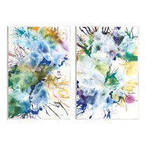 Stupell Industries Modern Urban Rainbow Splatter Graphic Art Unframed Art Print Wall Art, Set of 2, Design by Jodi Fuchs