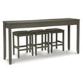 thumbnail image 4 of Signature Design by Ashley Caitbrook Counter Height Dining Table and 3 Bar Stools Set, Gray, 4 of 7