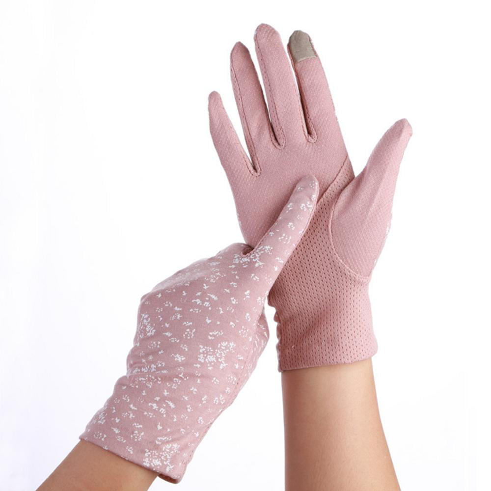 Women's Summer UV-proof Driving Gloves Wedding Bridal Gloves Short Lace Gloves 