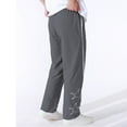 thumbnail image 5 of PIMSSY Men Pants Star Embroidery Men's Casual Loose Comfortable Sports Comfortable Street Pants Male Stylish Solid Color Slacks, 5 of 7