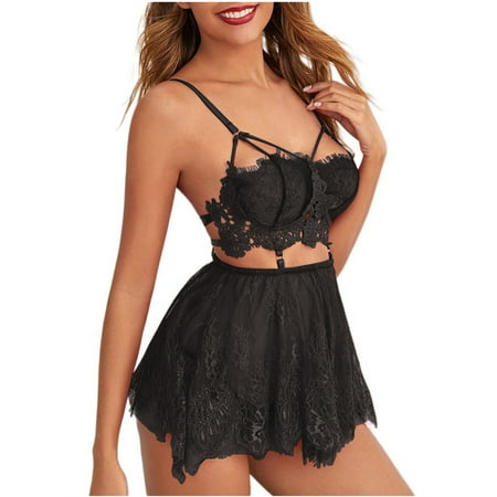 

SySea Lace Set Women Sexy Lace Sleeping Underwear