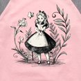 thumbnail image 3 of Alice In Wonderland - Alice Sketch - Toddler And Youth Girls Raglan Graphic T-Shirt, 3 of 5