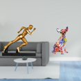 thumbnail image 2 of Estatua del corredor,Estatua de corredor,escultura de arte abstracto,figura,Figura de personaje coleccionable para centro de mesa,Figura decorativa,Estatua de perro coleccionable,decoración, 2 of 8