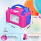 thumbnail image 3 of Inflador de globos decorativo portátil, bomba eléctrica para globos con modo de bombeo automático para una decoración de fiestas rápida y eficiente, 3 of 8