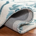 thumbnail image 5 of SAFAVIEH Suzani Oakley Geometric Wool Area Rug, Ivory/Turquoise, 5' x 8', 5 of 11