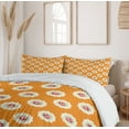 thumbnail image 6 of Ambesonne Floral Duvet Cover Sets, Roses in Vintage Motifs Art, 2-King, Orange and Multicolor, 6 of 7
