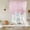 Dusty Rose, Blush, Rose Quartz, Peony, variant on Dusty Rose Balloon Curtains for Windows, Bedroom Curtains 54 Inch Length, Vintage Solid Color Modern Minimalist Distressed Tie Up Curtains Panels Thermal Insulated Bathroom Curtains Window 42"x54"