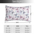 thumbnail image 2 of Pofeuu Lilies Flowers Print Polyester Microfiber Plush Pillowcases, Super Soft and Cozy Pillow Case Covers with Envelop Closure（Pillow core not included）-16"x24", 2 of 6