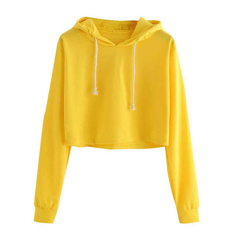 light yellow hoodie women's
