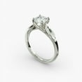 thumbnail image 4 of Amor Jewel 14k White Gold Plated Diamond Wedding Anniversary Ring - 1.7 Ct Asscher Cut Lab Created Diamond Wedding Women's Ring - Knife Edge Shank Ring for Wife - Solitaire Wedding Engagement Ring, 4 of 4