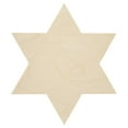 thumbnail image 1 of Wooden Star of David Cutout 11-7/8-inch x 10-3/8-inch, Pack of 12 Unfinished Wood Cutouts for Hanukkah Decorations and Jewish Star Crafts, by Woodpeckers, 1 of 5