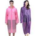 thumbnail image 2 of Rain Raincoats for Adults Women Men, Reusable 2 Pack Rain Jacket Coats with Hood for Family Disney Camping Hiking, 2 of 7