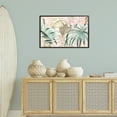 thumbnail image 3 of Stupell Industries Soft Tropical Leaves Botanical & Floral Painting Black Framed Art Print Wall Art, 30 x 20, 3 of 10