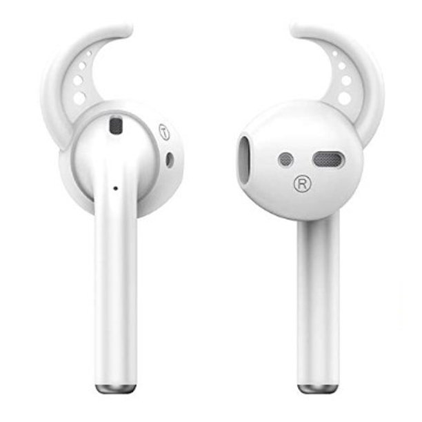 4 Pairs AirPod Ear Hooks For Apple Airpods 1 & 2 & Earpods, Silicone