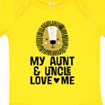 thumbnail image 4 of Inktastic Aunt and Uncle Love Me Nephew Lion Boys Baby Bodysuit, 4 of 5