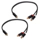 thumbnail image 5 of Cable divisor RCA de 2 piezas, 1 macho a 2 hembra, cable adaptador RCA Y chapado en oro estéreo para subwoofer HDTV, 5 of 12