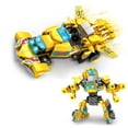 thumbnail image 3 of QIUPING Guerrier Guêpe Transformable Casse-Tête 4-en-1 Blocs de Construction Jouets, 3 of 4